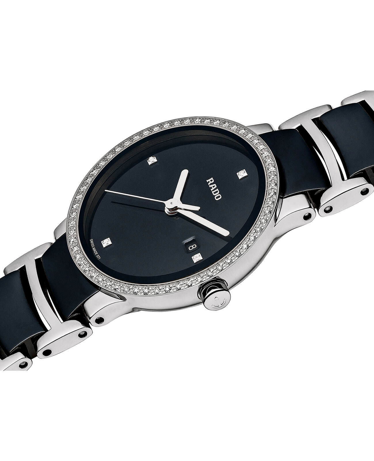 Rado Rado Centrix Diamonds R30933712 , наручные женские часы фото под углом